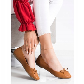 Diamantique Klasické balerínky hnědý 2