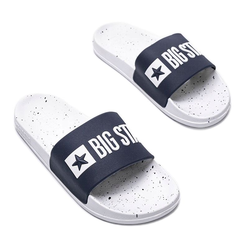 Tmavě modré dámské pantofle Big Star Sandi námořnická modrá 1