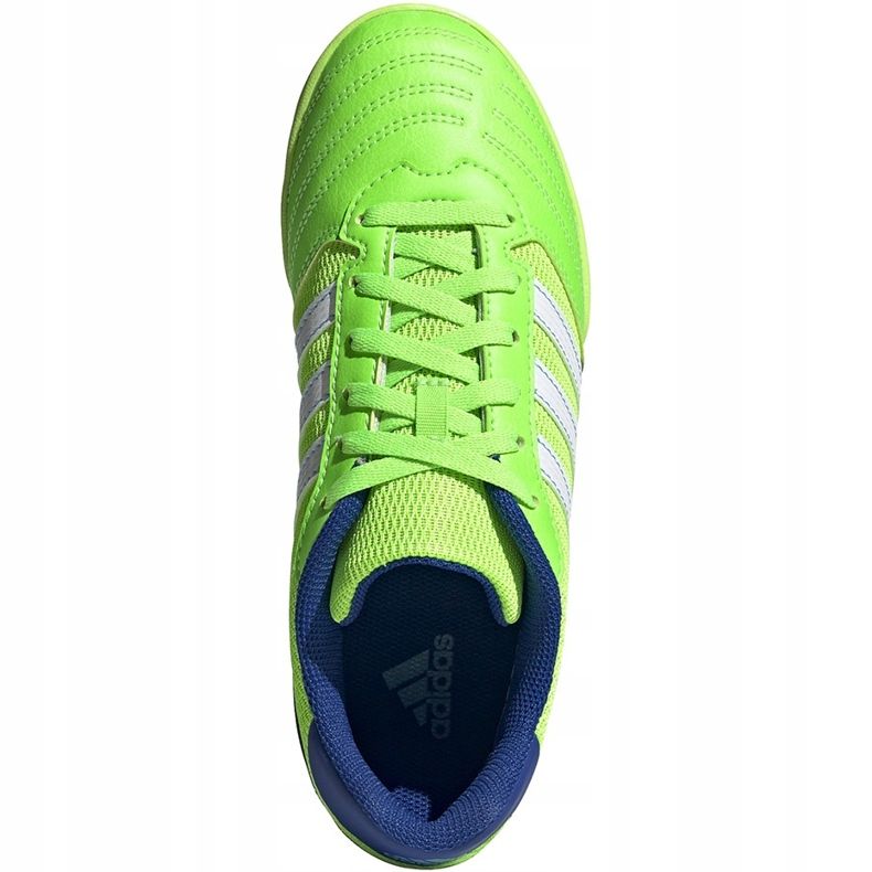 Kopačky Adidas Super Sala Junior zelené FV2640 zelený zelený 1