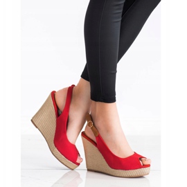 Goodin Sandály na vysokém podpatku červené 1