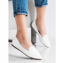 Seastar Módní balerínky s eko kůží bílý 1