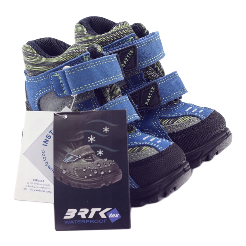 Boty s membránou 91929 Gray Bartek šedá 4