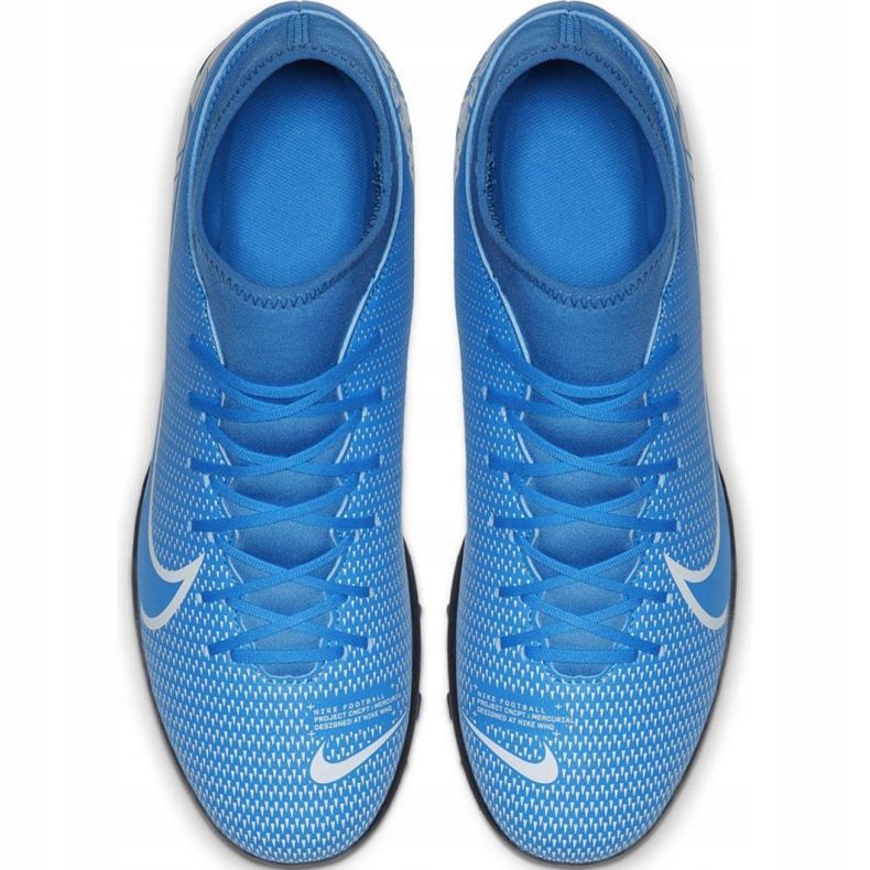 Kopačky Nike Mercurial Superfly 7 Club Tf Jr AT8156 414 vícebarevný modrý 1