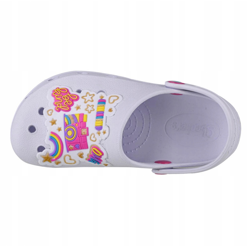 Skechers Heart Charmer Photobomb Jr 308003L-WMLT 308003L-WMLT bílý černá 2 Skechers Heart Charmer Photobomb Jr 308003L-WMLT 308003L-WMLT bílý černá 2