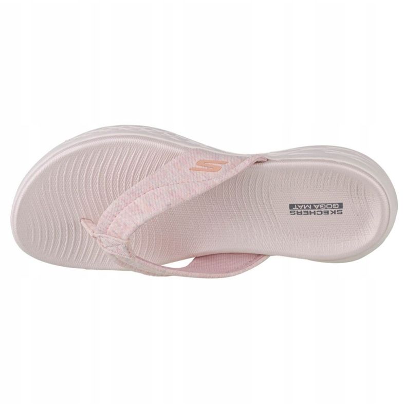 Žabky Skechers On the Go 600-Sunbathe W 140000-LTPK černý růžový 2