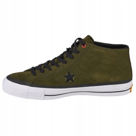 Boty Converse One Star Pro Suede Mid M 153474C černý zelený 1