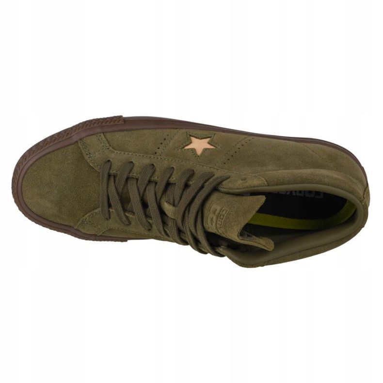 Boty Converse One Star Pro Suede Mid M 157869C zelená 2