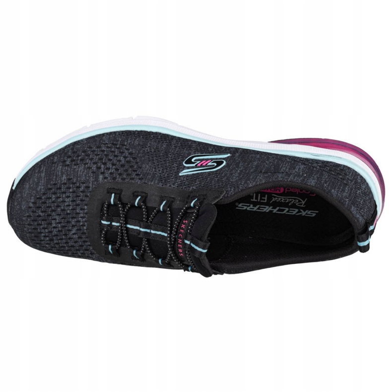 Skechers Skech-Air Edge Brite Times W 104057-BKAQ černá červené 2 Skechers Skech-Air Edge Brite Times W 104057-BKAQ černá červené 2