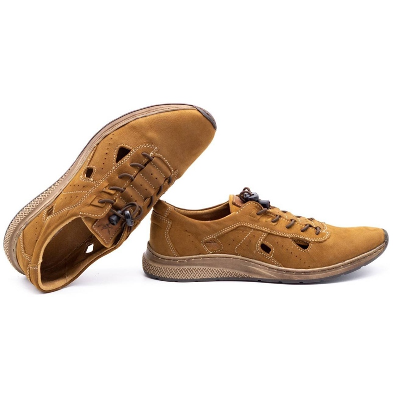 Olivier Pánská sportovní obuv 7075L hnědá hnědý 1