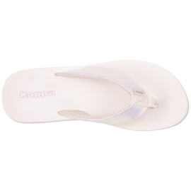 Bílé dámské pantofle Kappa 242979 1017 bílý vícebarevný 1