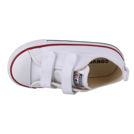 Converse Chuck Taylor All Star 2V Ox Jr 769029C bílý námořnická modř 2