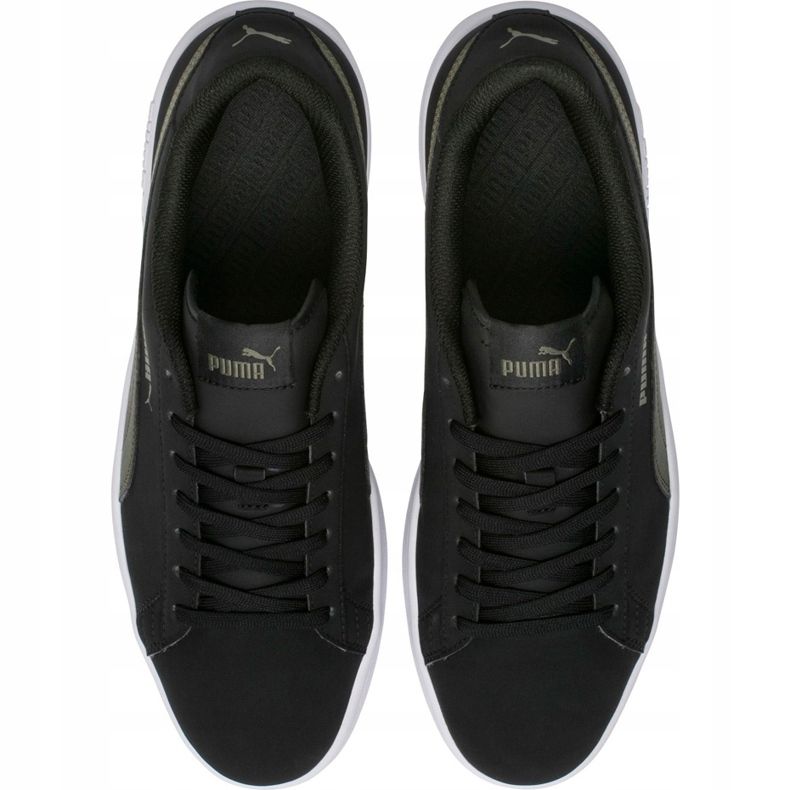 Pánské boty Puma Smash v2 Buck černé 365160 05 černý khaki 1