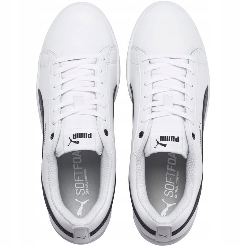 Dámské boty Puma Smash Wns v2 L bílo-černé 365208 01 bílý černý 1
