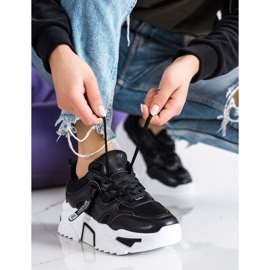Sweet Shoes Sportovní módní tenisky černý 2