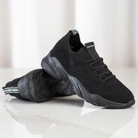 SHELOVET Nazouvací sportovní obuv černá 1