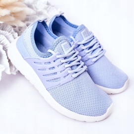 Dětské sportovní boty Tenisky Big Star HH374214 Světle modrá modrý 2