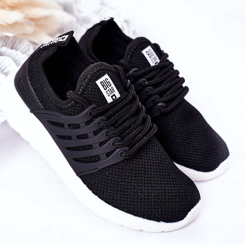 Dětské sportovní boty Tenisky Big Star HH374216 černé černá 2