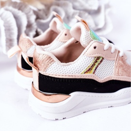 Dětské sportovní boty Tenisky černo-růžové Game Time bílý černá růžový 1