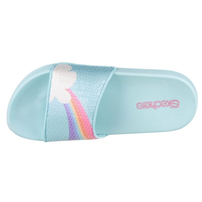 Skechers Sunny Slides-Dreamy Steps Jr 86994L-LBMT modrý 2