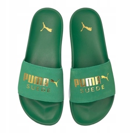 Pantofle Puma Leadcat Ftr Suede Classic zelené 372277 10 zelená 1