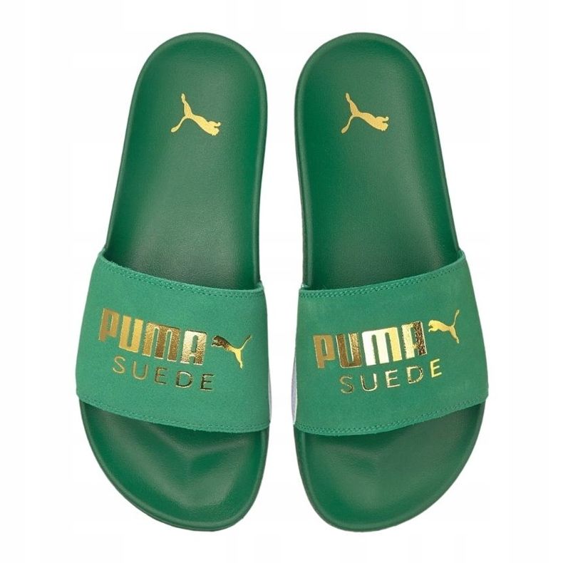 Pantofle Puma Leadcat Ftr Suede Classic zelené 372277 10 zelená 1