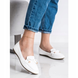 Kayla Neformální mokasíny z eko kůže bílý 1