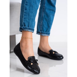 Kayla Neformální mokasíny z eko kůže černý 1
