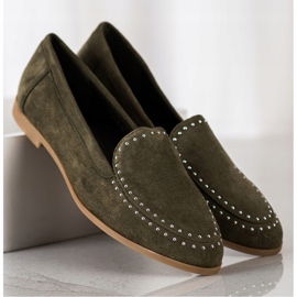 Coura Klasický semišový pán zelená 2