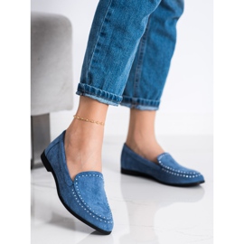 Coura Klasický semišový pán modrý 1