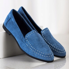 Coura Klasický semišový pán modrý 2