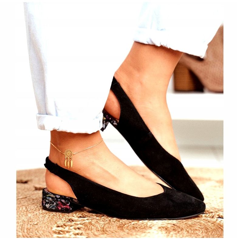 Dámské lodičky kožené nazouvací Maciejka Miami Black 04482-01 černý 4
