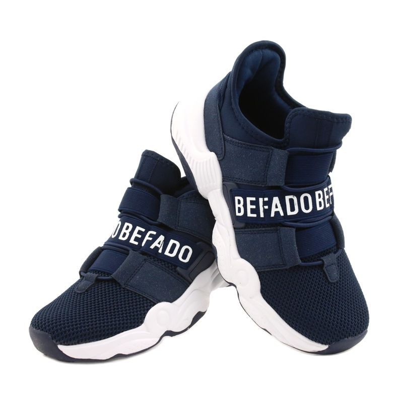 Befado dětské boty 516Q065 námořnická modř 4