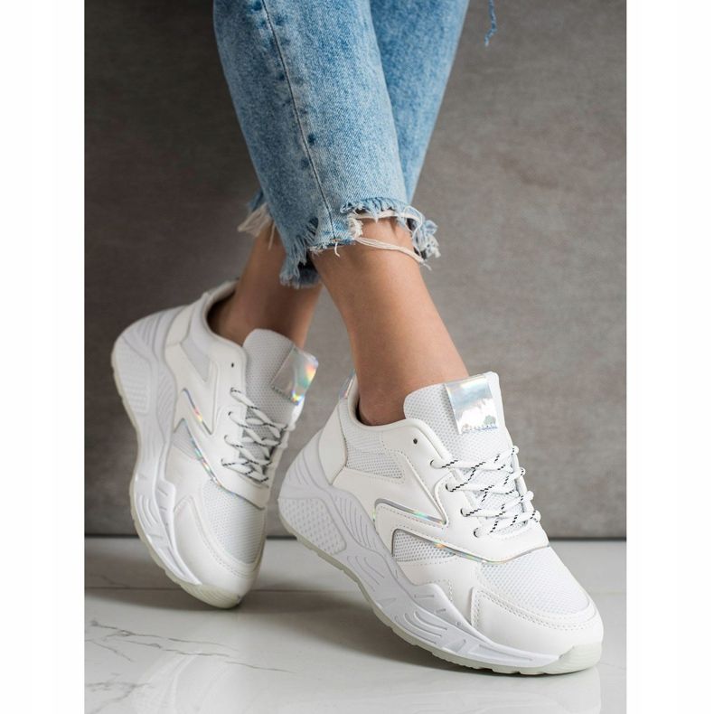 SHELOVET Stylové tenisky bílý 2