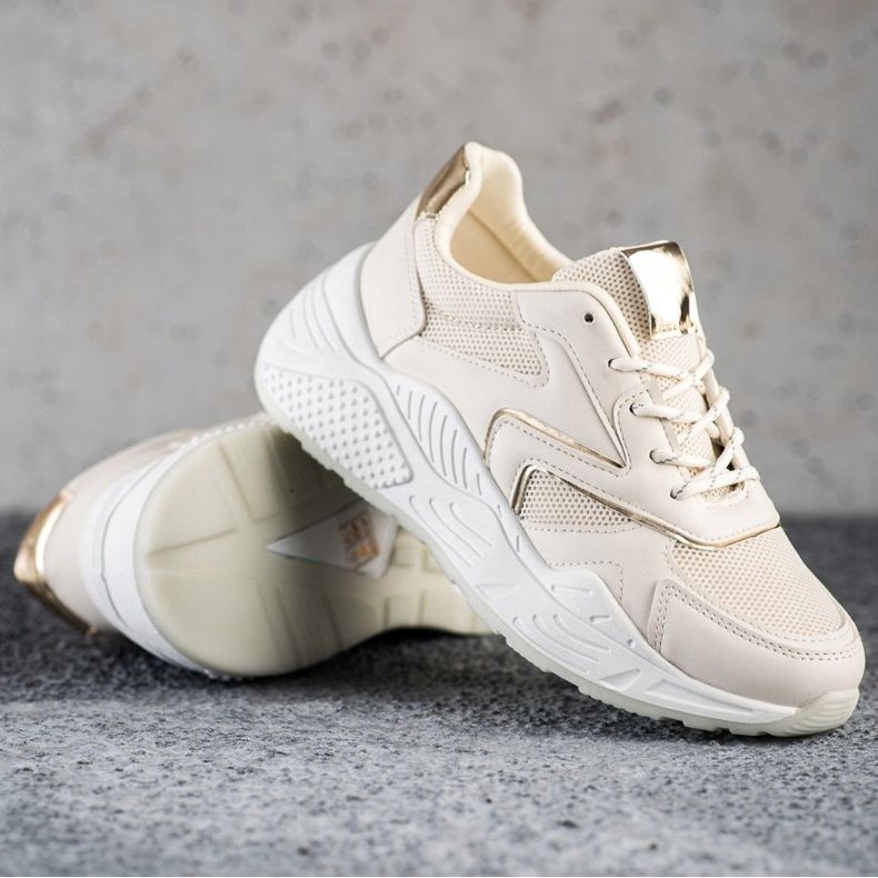 SHELOVET Stylové tenisky hnědý 1