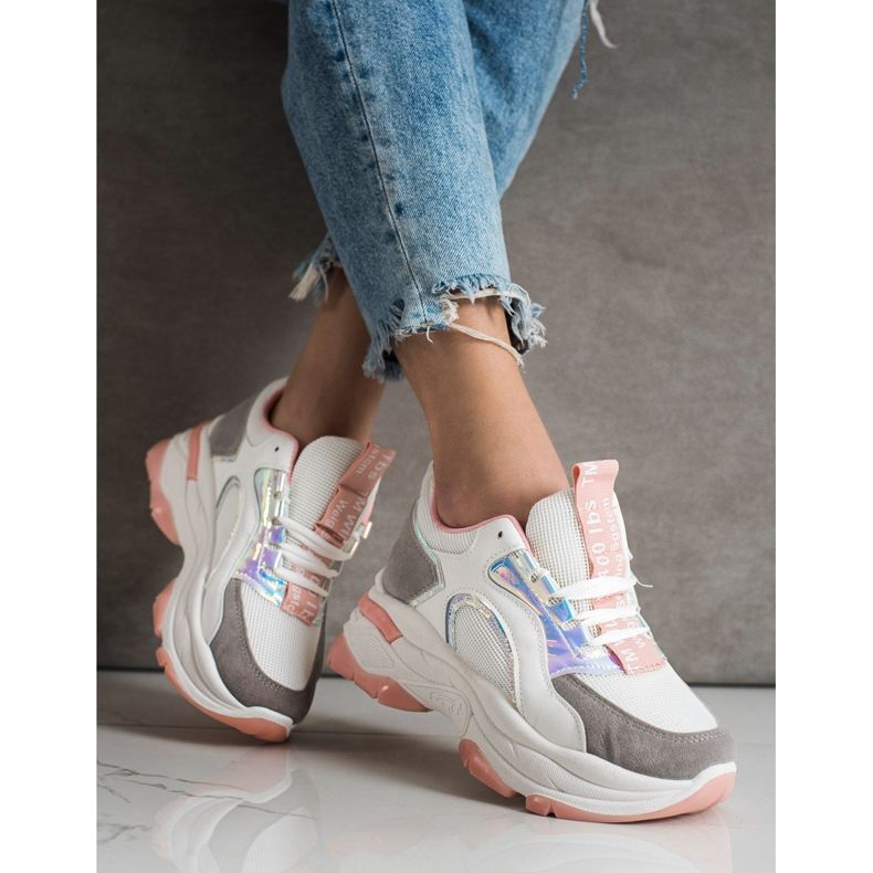 Tenisky na platformě FASHION vícebarevný 2