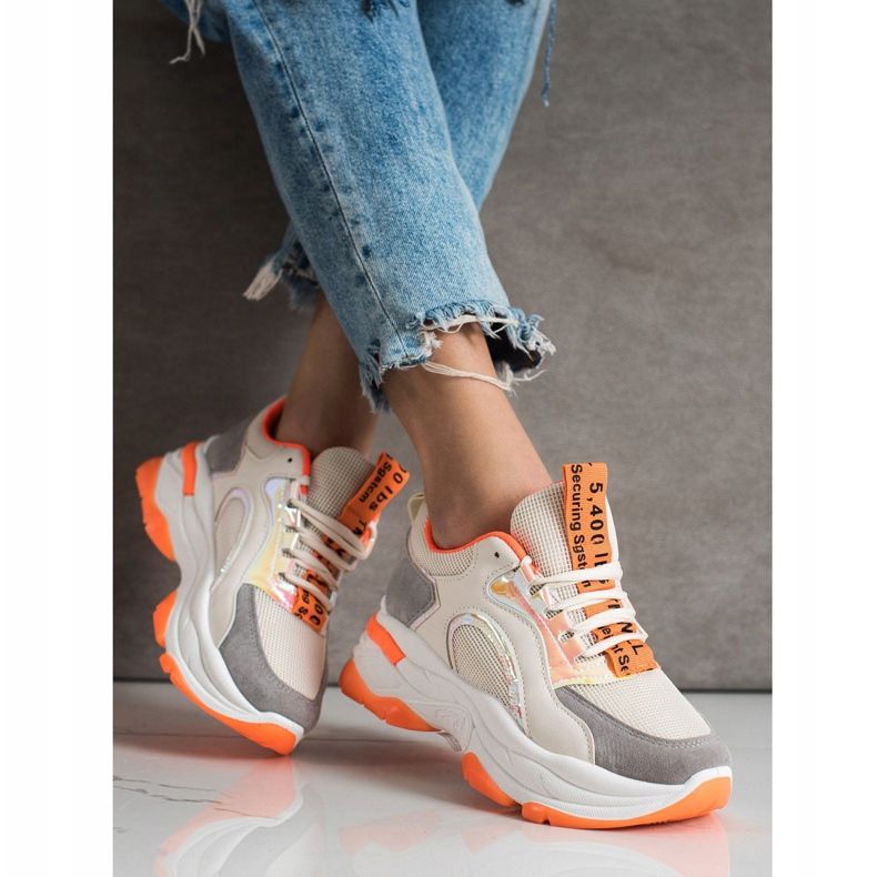 Tenisky na platformě FASHION vícebarevný 2