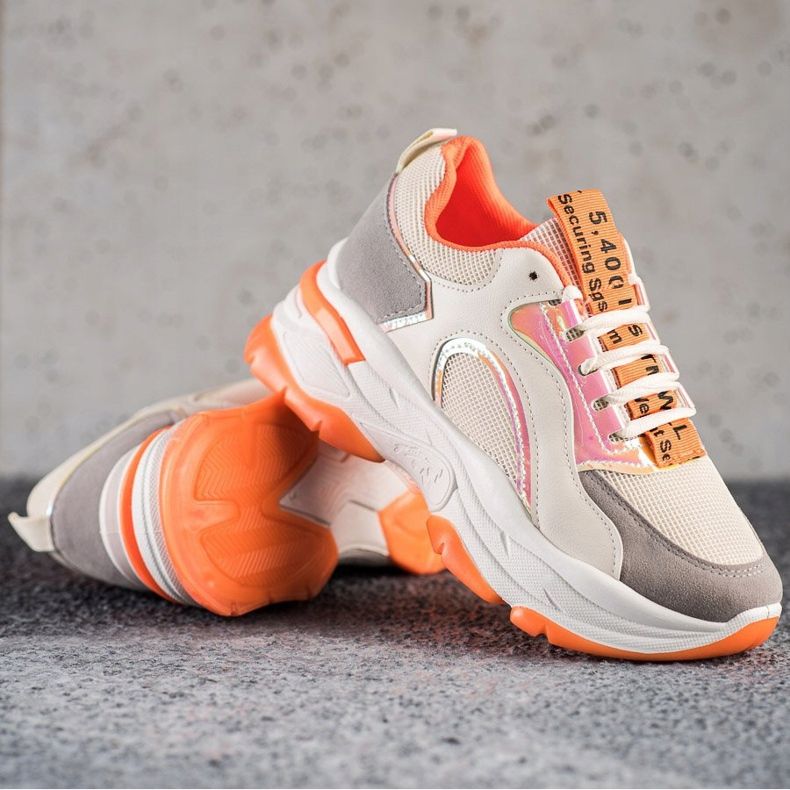 Tenisky na platformě FASHION vícebarevný 1