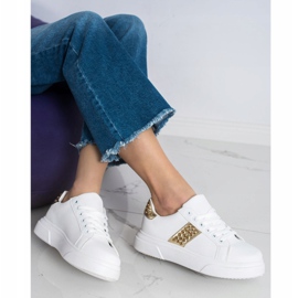 SHELOVET Tenisky S Ornamenty bílý 2