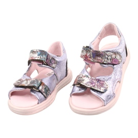 Sandály na vodnici Mazurek 1314 Amethyst Pearl fialový stříbrný 1