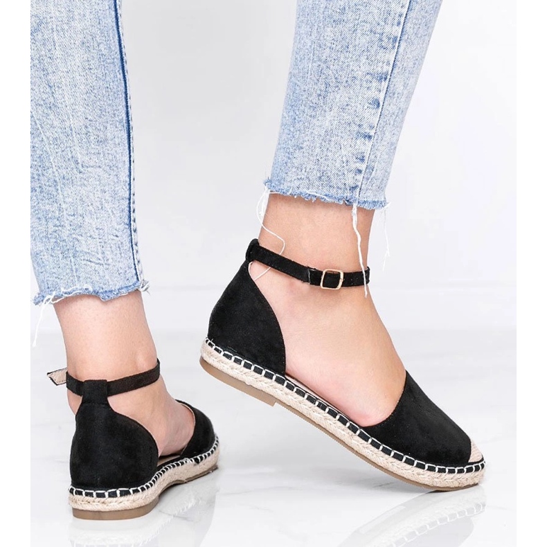 Černé espadrilky od Chloe Star černá 1