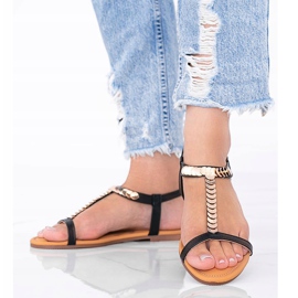 Černé dámské sandály od Emmie černý 1