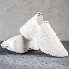 SHELOVET Nazouvací sportovní obuv bílý 1