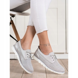 Goodin Kožené prolamované boty vícebarevný zlatý 2