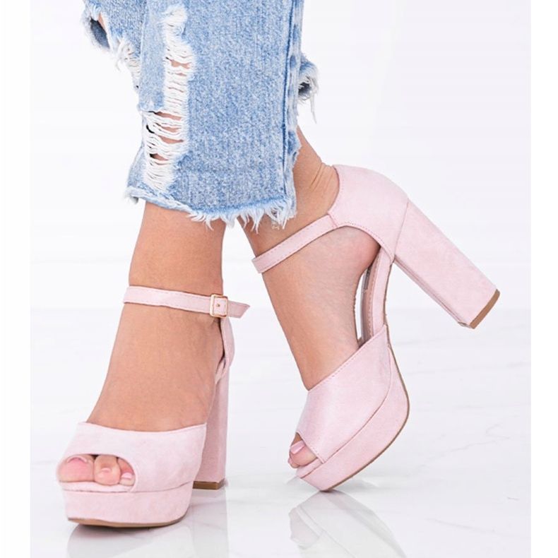 Béžové sandály na platformě Swing béžový 1