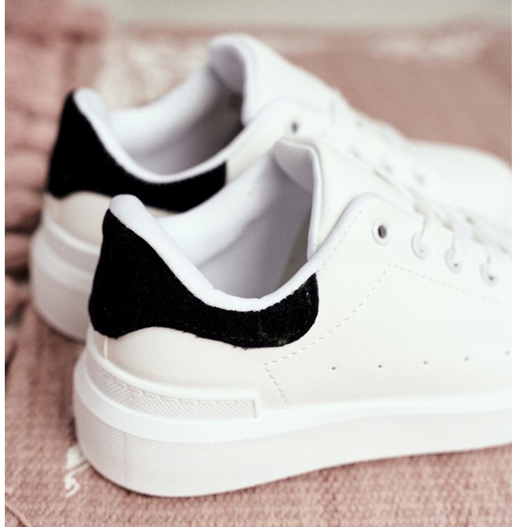 FRROCK Bílá dětská sportovní obuv pro mládež Bilbo bílý černá 3