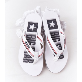 Dámské žabky Big Star HH274A062 bílé bílý 1