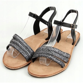 Černé dámské sandály N-70 Black černá 1