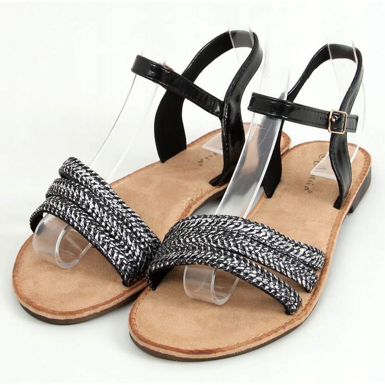 Černé dámské sandály N-70 Black černá 1