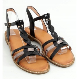 Černé dámské sandály C43 Black černý 1