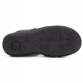 Kampol Pánské kožené pantofle 201/3 černé černá 5